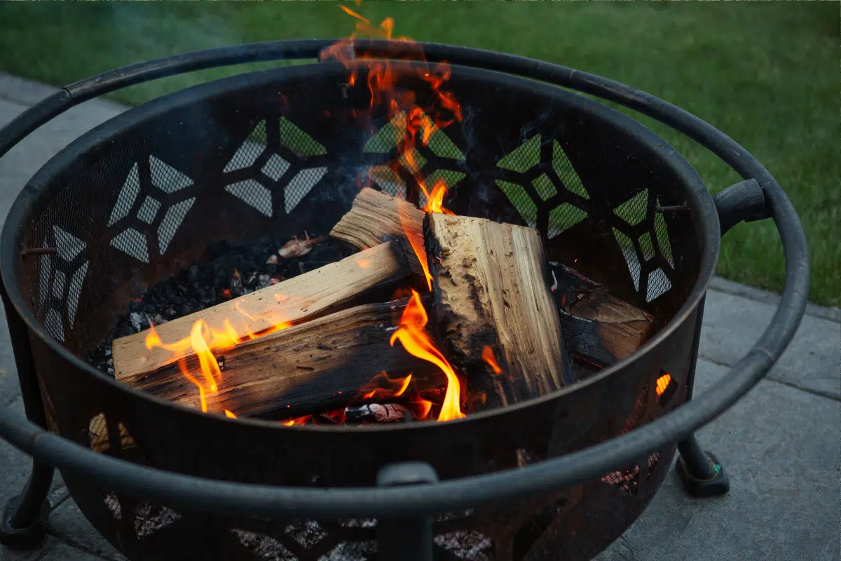 Metal Firepit Photo Credit Canva Pro Stock Image