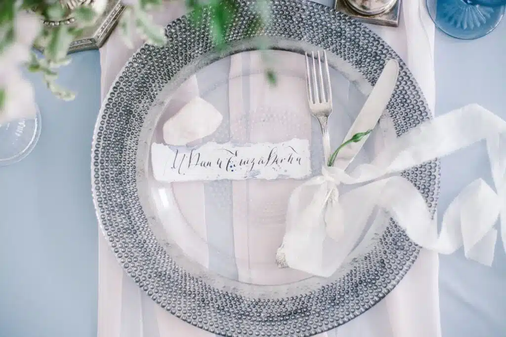 Minimalist table settingPhoto Credit Canva pro Stock Image