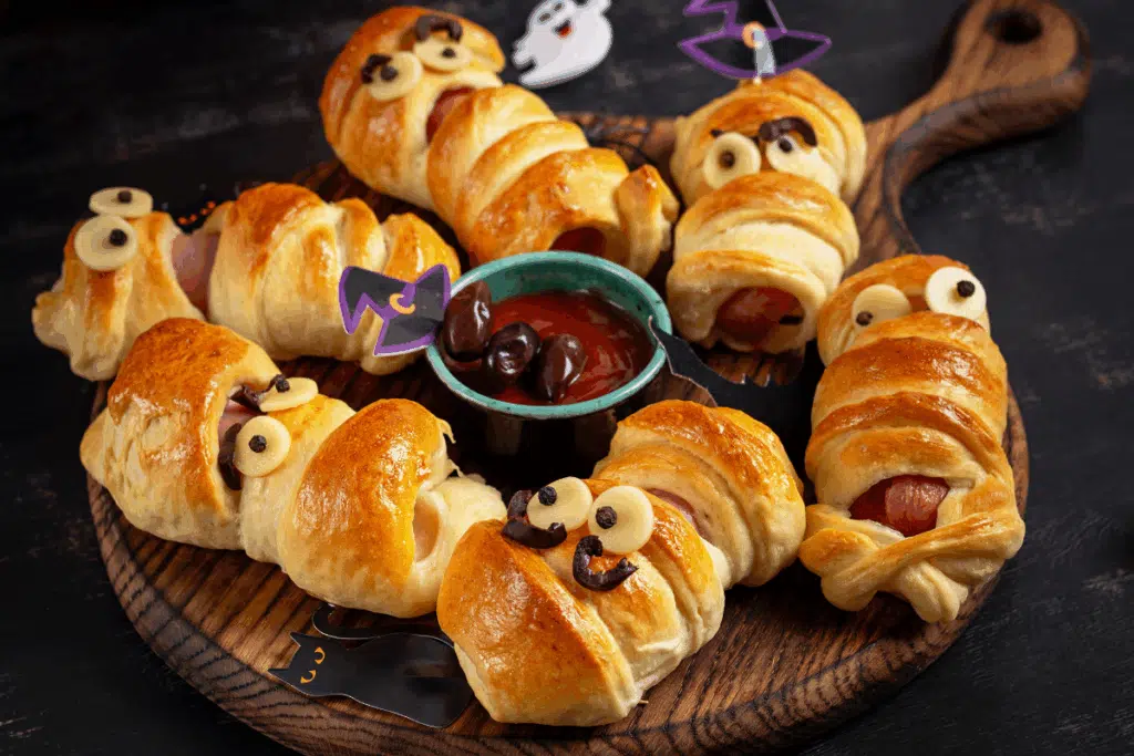 Mummy hot dogs Photo Credit Canva Pro Stock Image
