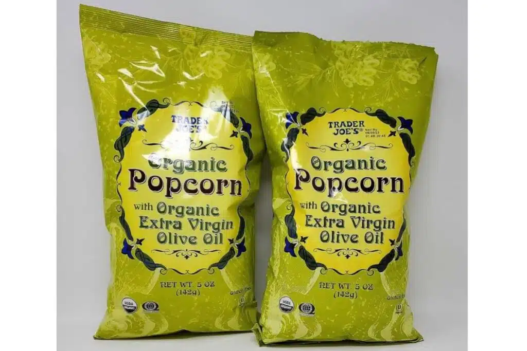 Organic Popcorn with Olive Oil trader joes Photo Credit Amazon