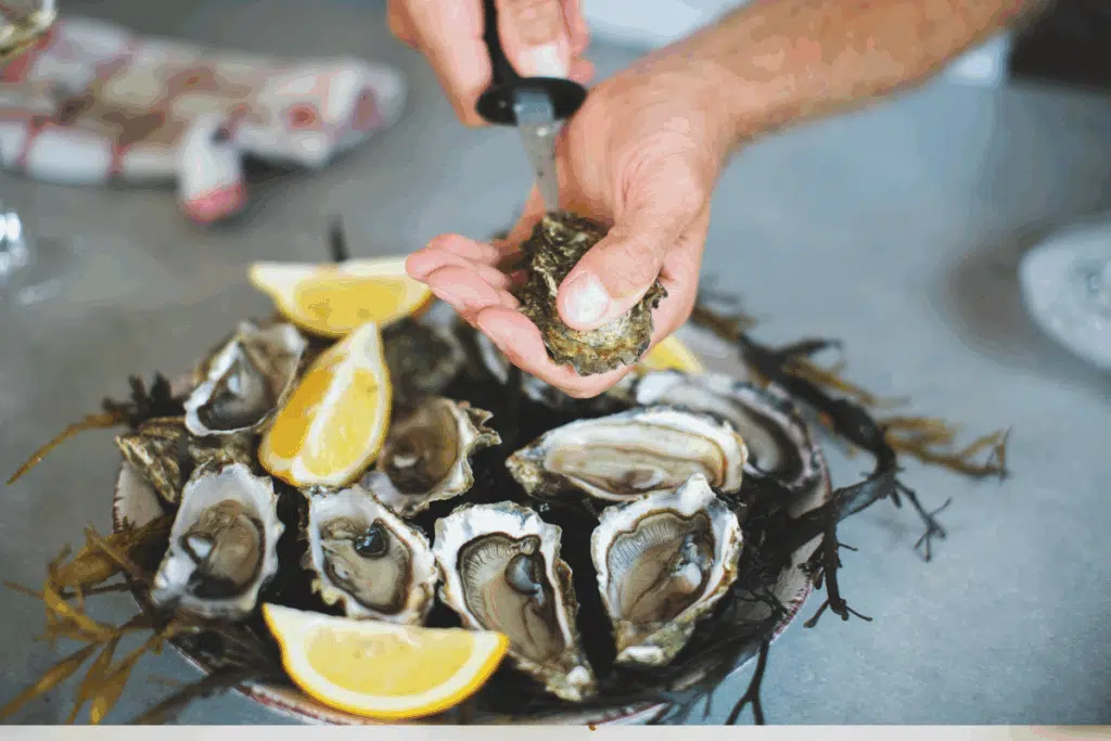 Oysters at table Photo Credit Canva Pro Stock Image