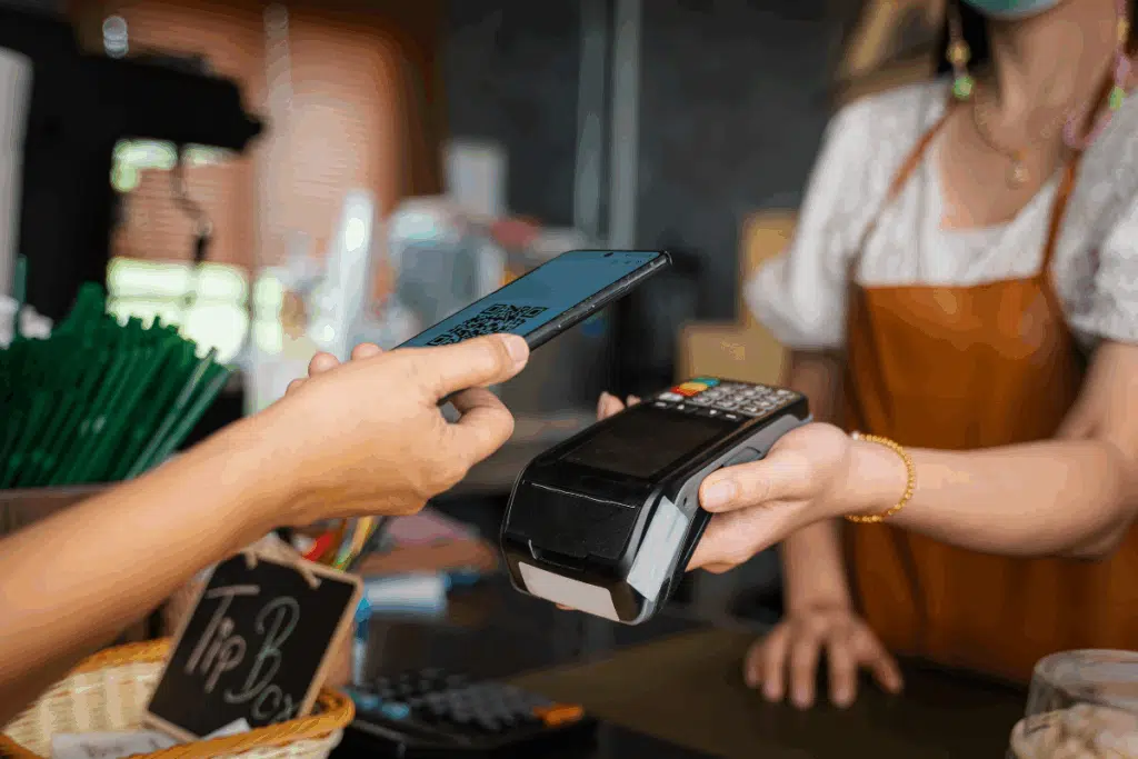 Paying for food Photo Credit Canva Pro Stock Image