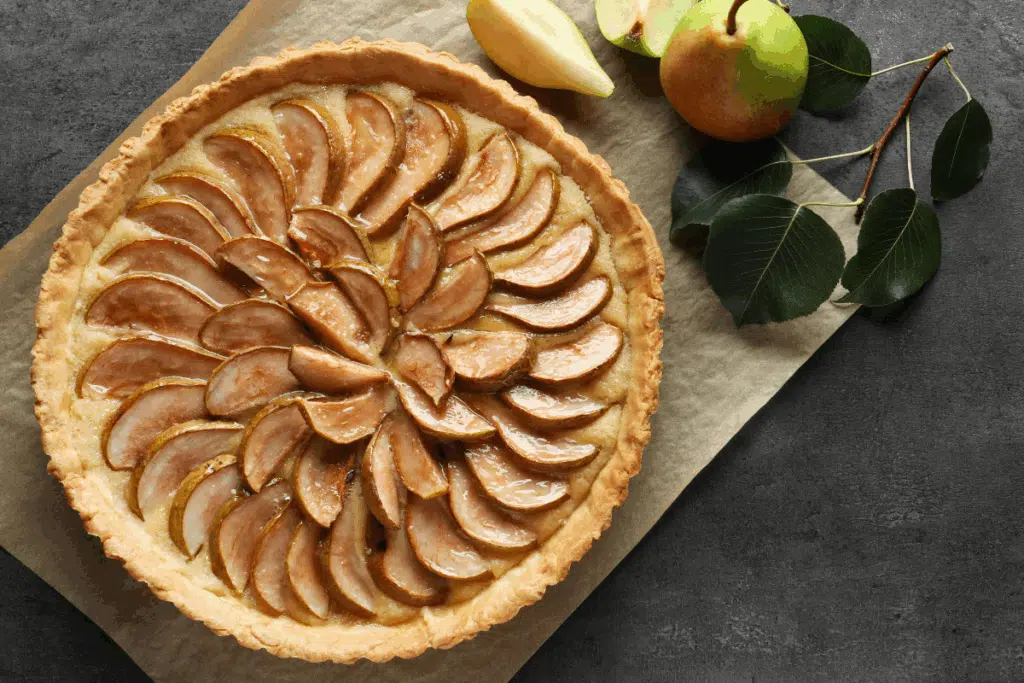 Pear tart Photo Credit Canva pro Stock Image