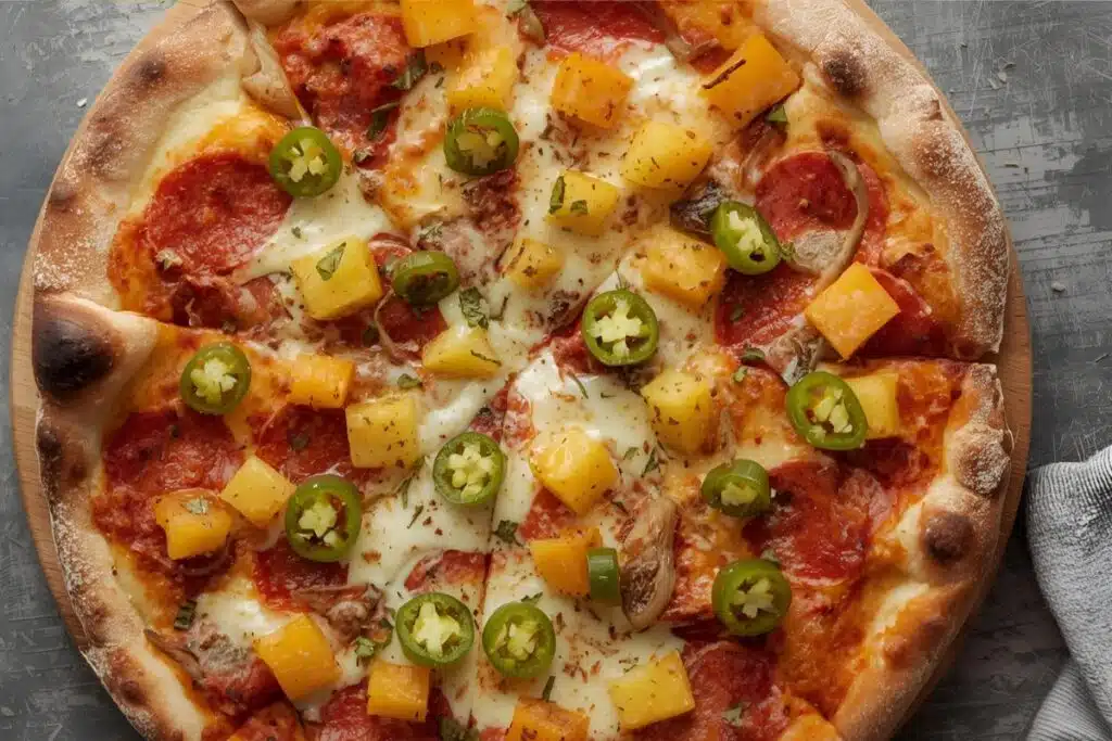 Pineapple Jalapeño Pizza Photo Credit Canva Pro Stock Image