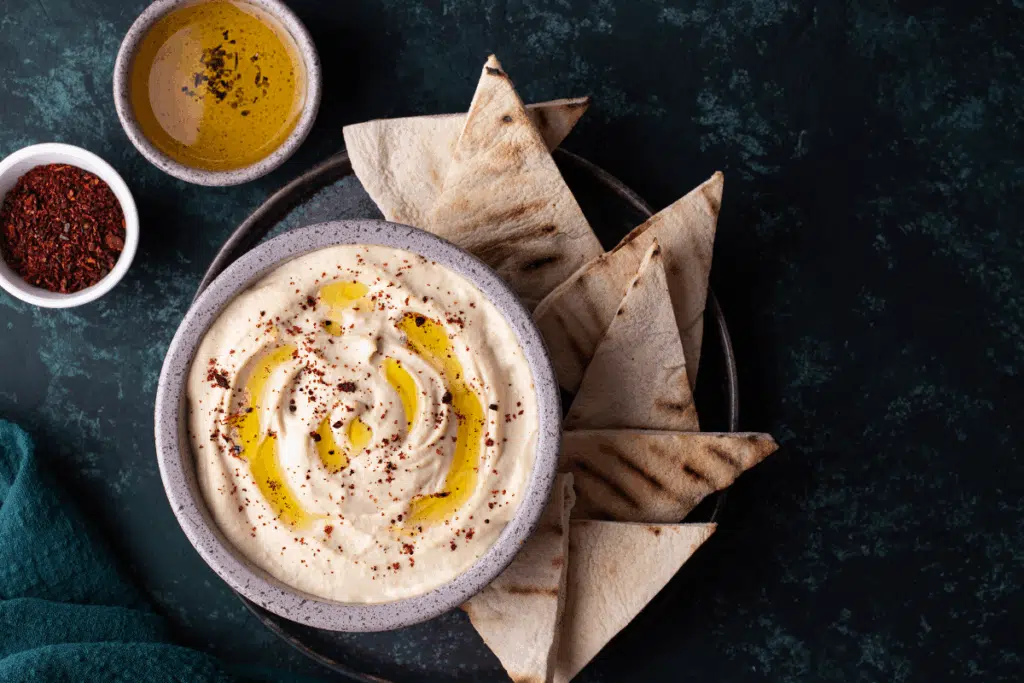 Pita hummus Photo Credit Canva Pro Stock Image