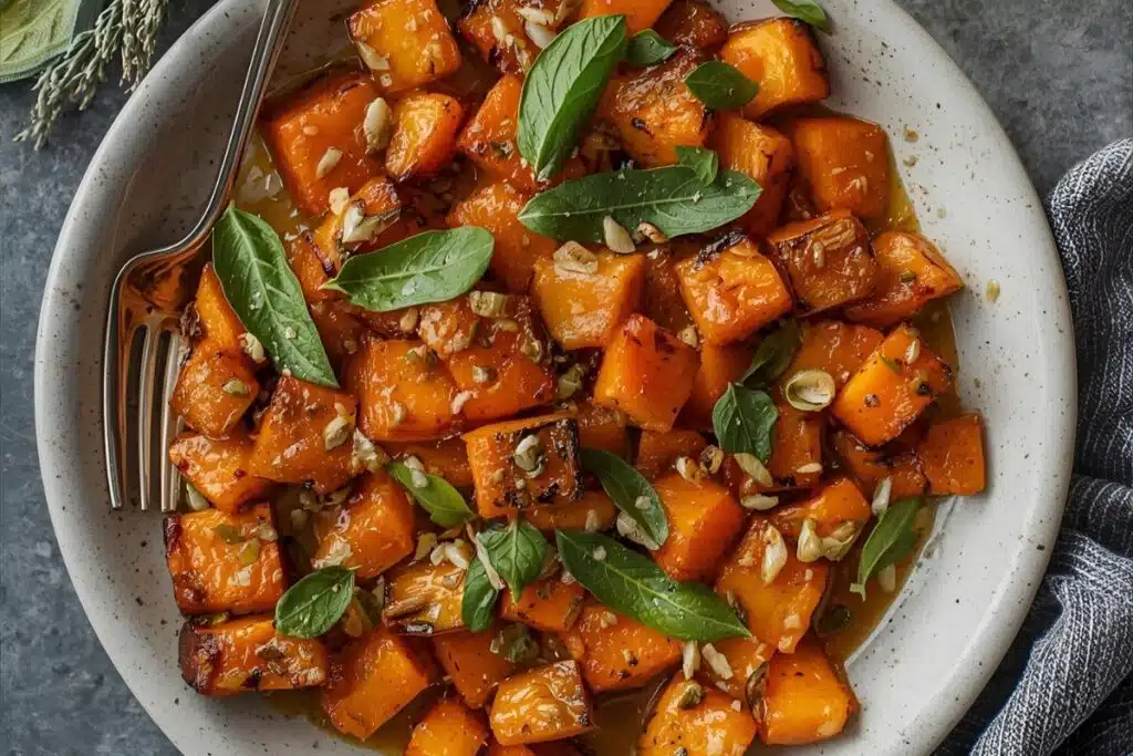 Roasted Butternut Squash with Sage Photo Credit Canva Pro Stock Image