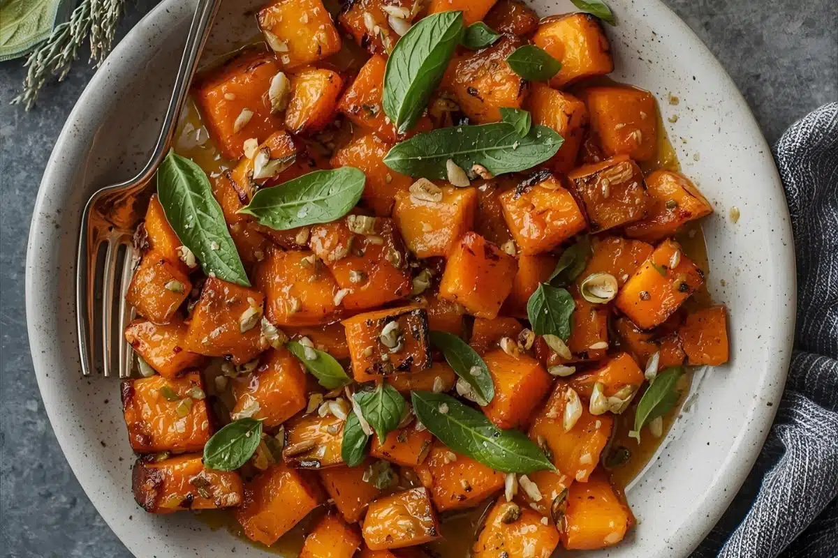 Roasted Butternut Squash with Sage Photo Credit Canva Pro Stock Image