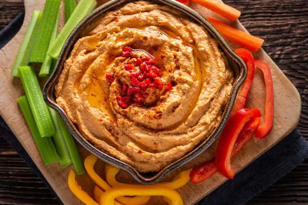 Roasted Red Pepper Hummus Photo Credit Canva Pro Stock Image