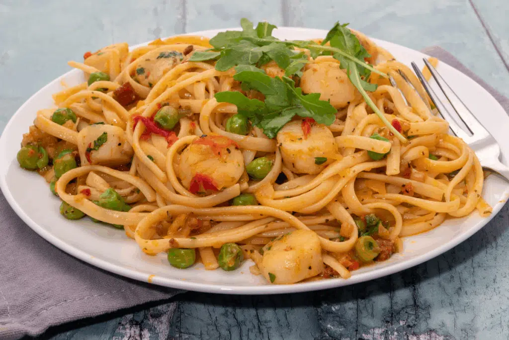 Seafood Linguine Photo Credit Canva pro Stock Image