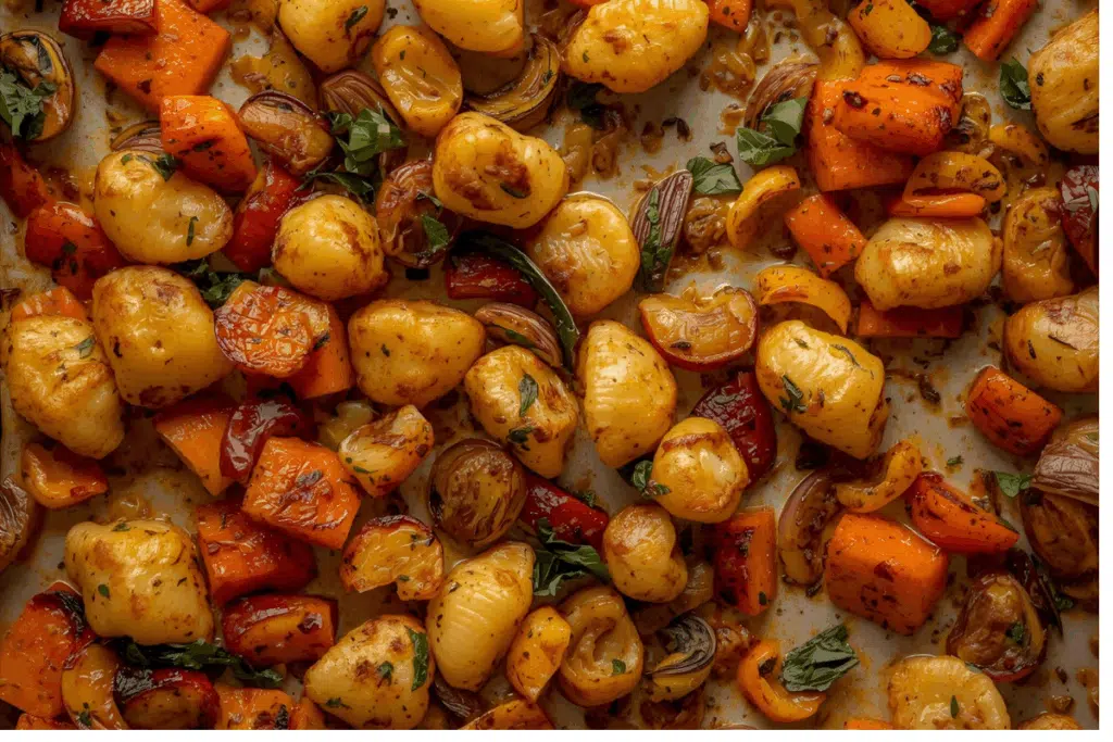 Sheet Pan Gnocchi with Fall Veggies Photo Credit Canva Pro Stock Image