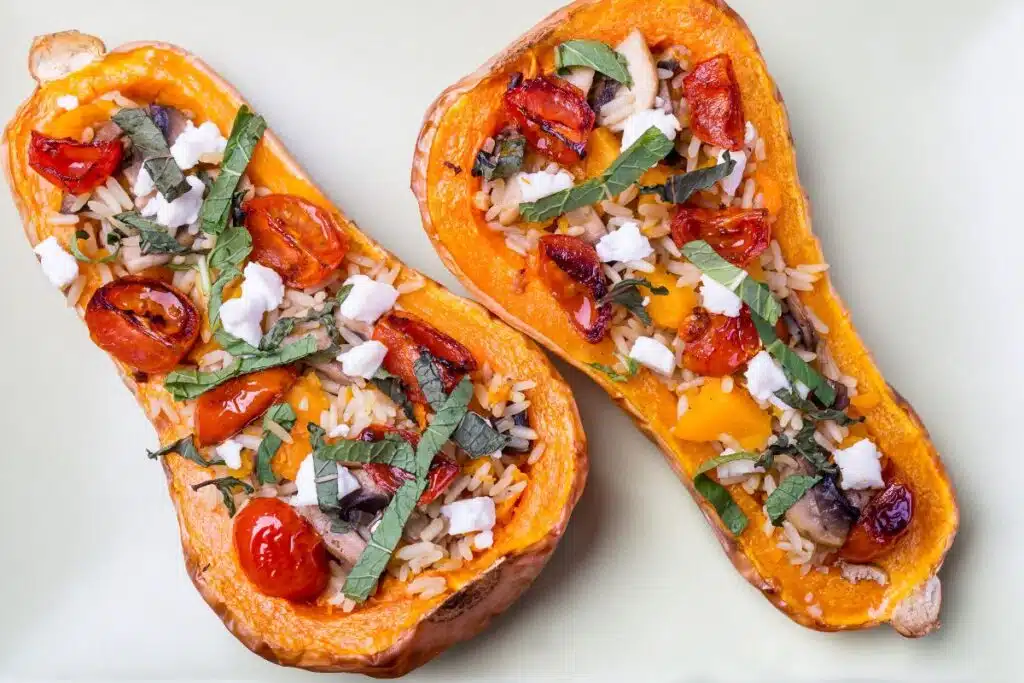 Stuffed butternut squash Photo Credit Canva pro Stock Image