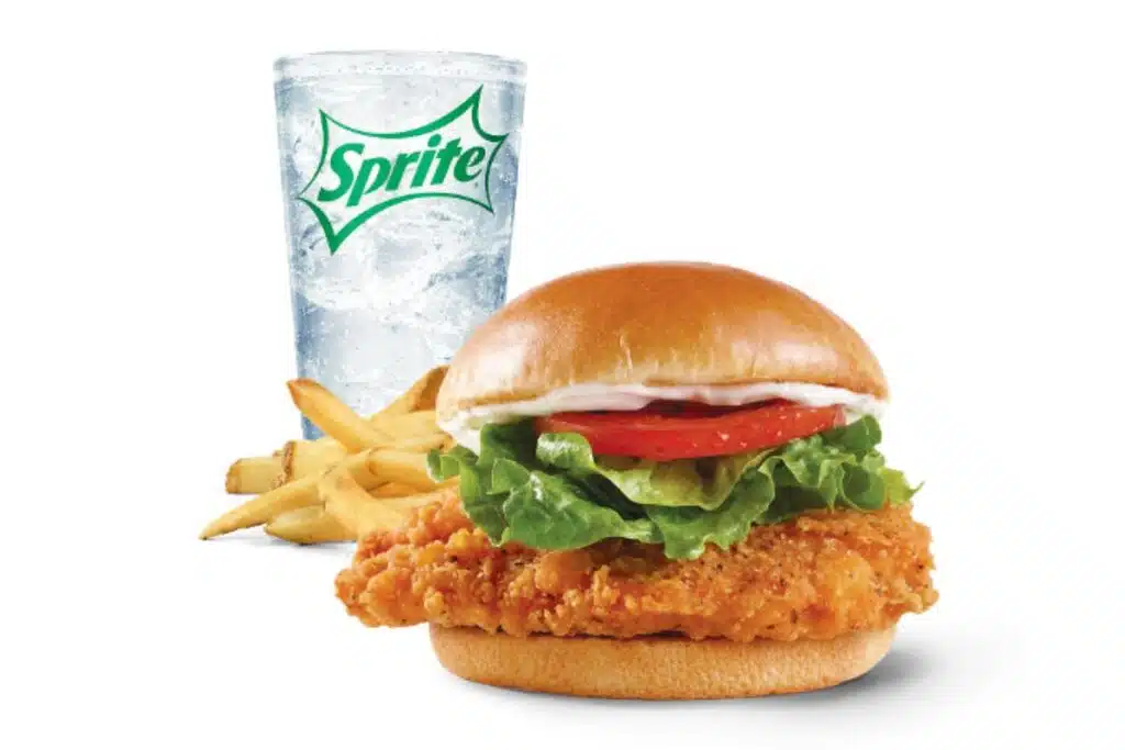 Wendys spicy chicken sandwhich Combo Photo Credit wendys