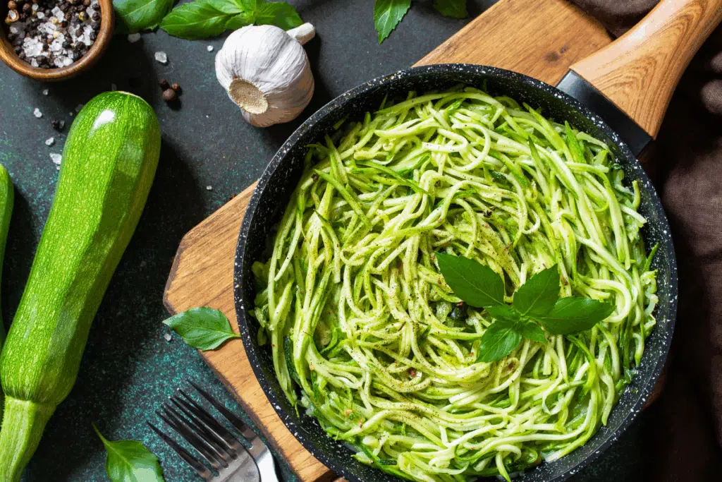 Zucchini Noodle Alfredo Photo Credit Canva Pro Stock Image