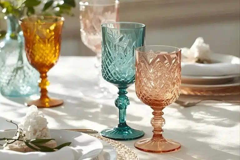 glasses table decor Photo Credit Canva pro Stock Image