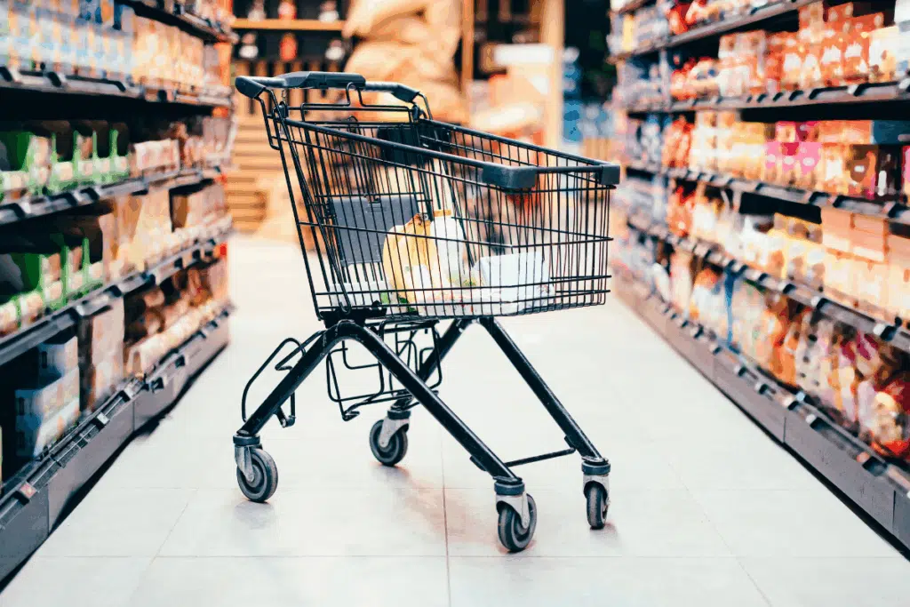 grocery cart level Photo Credit Canva Pro Stock Image