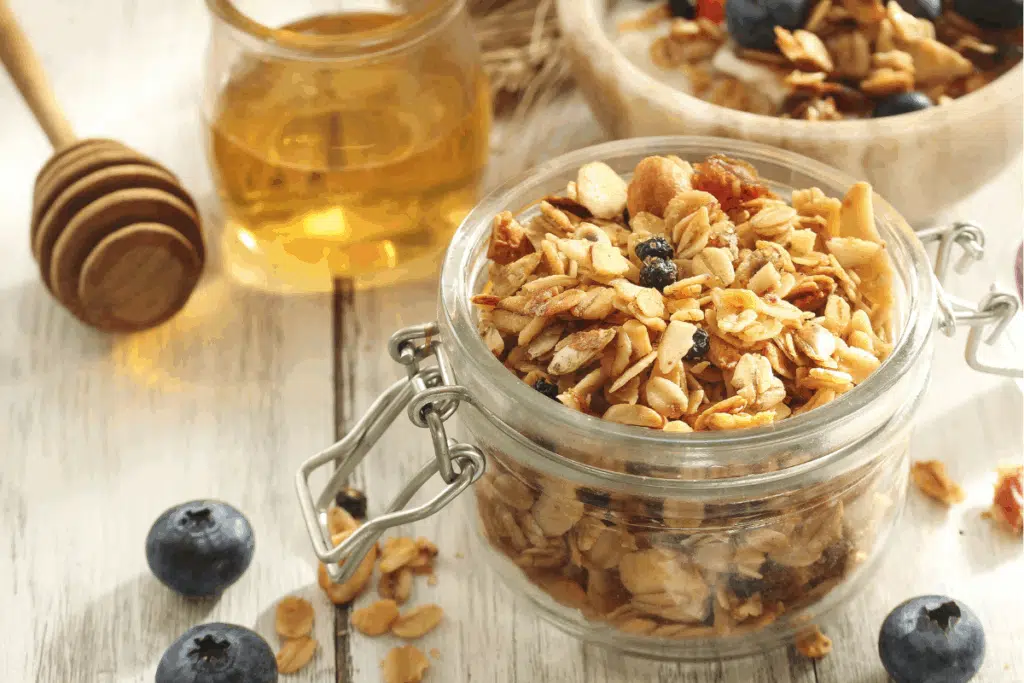 honey almond Granola Photo Credit Canva Pro Stock Image