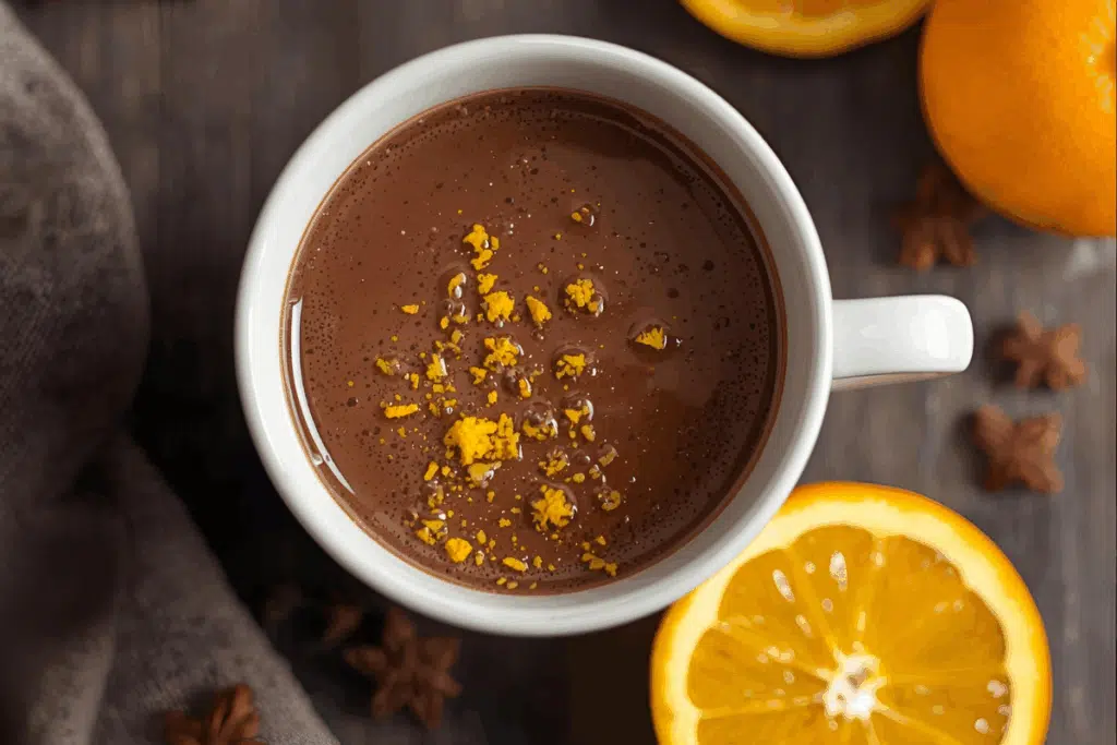 hot chocolate orange Photo Credit Canva Pro Stock Image