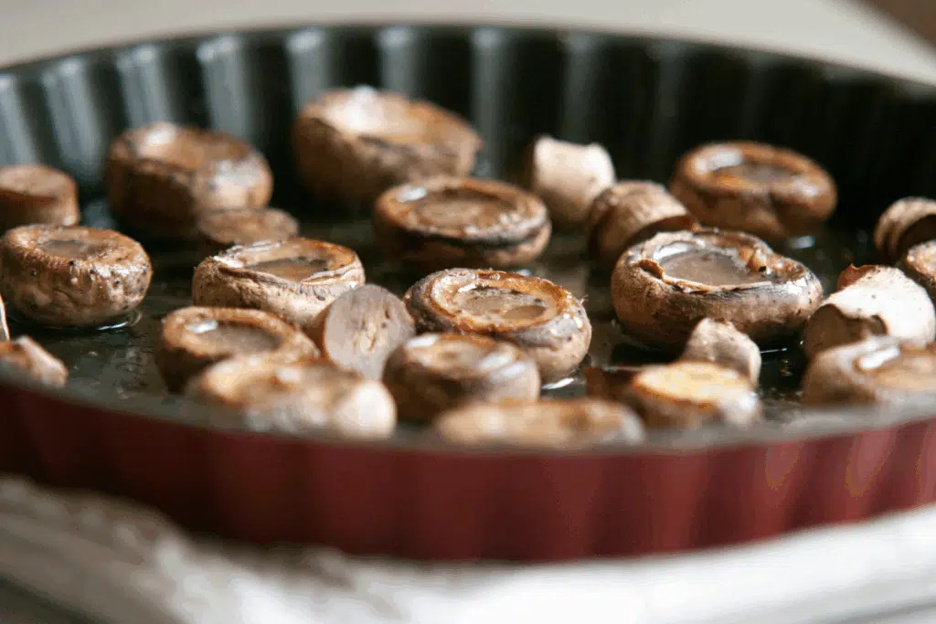 mushrooms in pan Photo Credit Canva Pro Stock Image