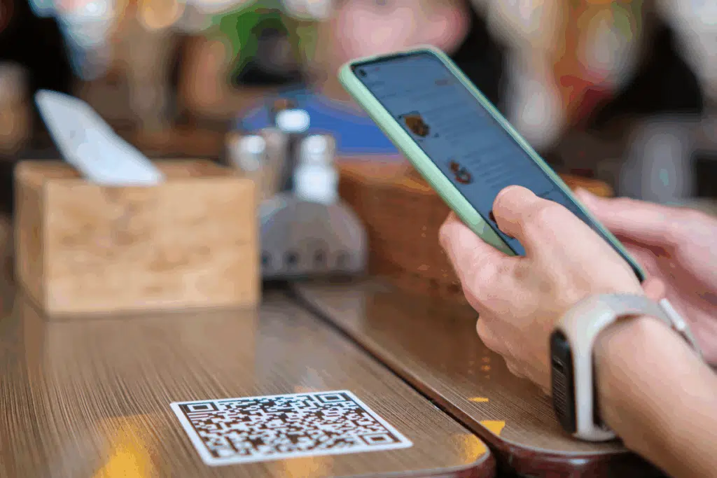 ordering food from table qr code Photo Credit Canva Pro Stock Image