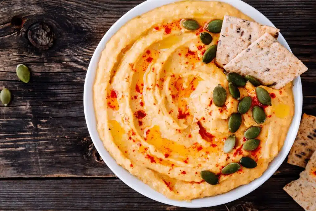 pumpkin hummus Photo Credit Canva Pro Stock Image