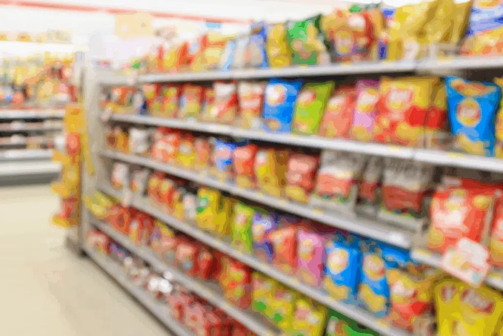 snacks at grocery store Photo Credit Canva Pro Stock Image