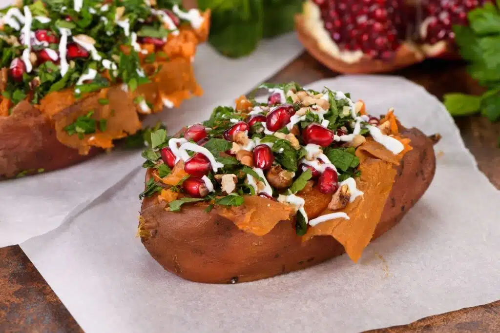 stuffed sweet potatoes Photo Credit Canva Pro Stock Image