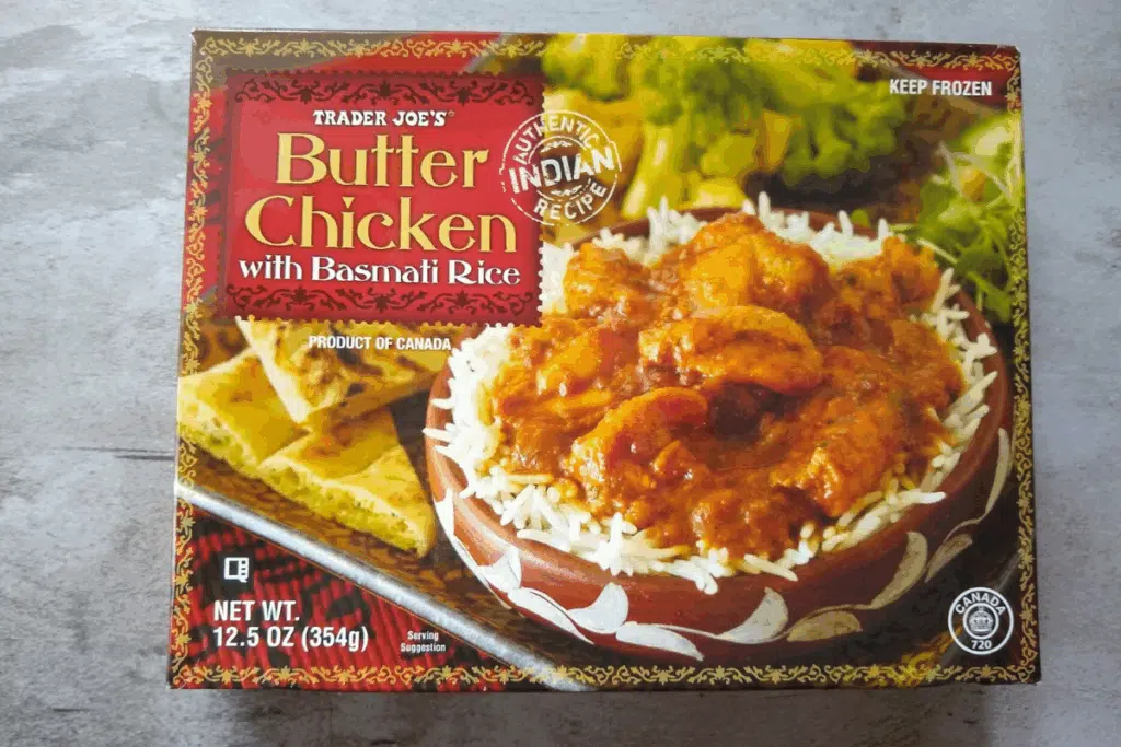 trader joes Butter Chicken with Basmati Rice Photo Credit Aldi reviewer