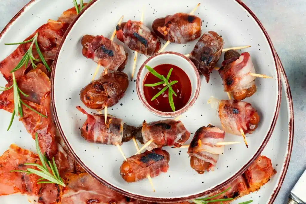 Bacon Wrapped Dates Credit Canva Pro Stock Image