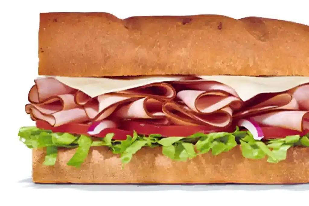 Black Forest Ham + Provolone + Sweet Chili Sauce Photo Credit Subway