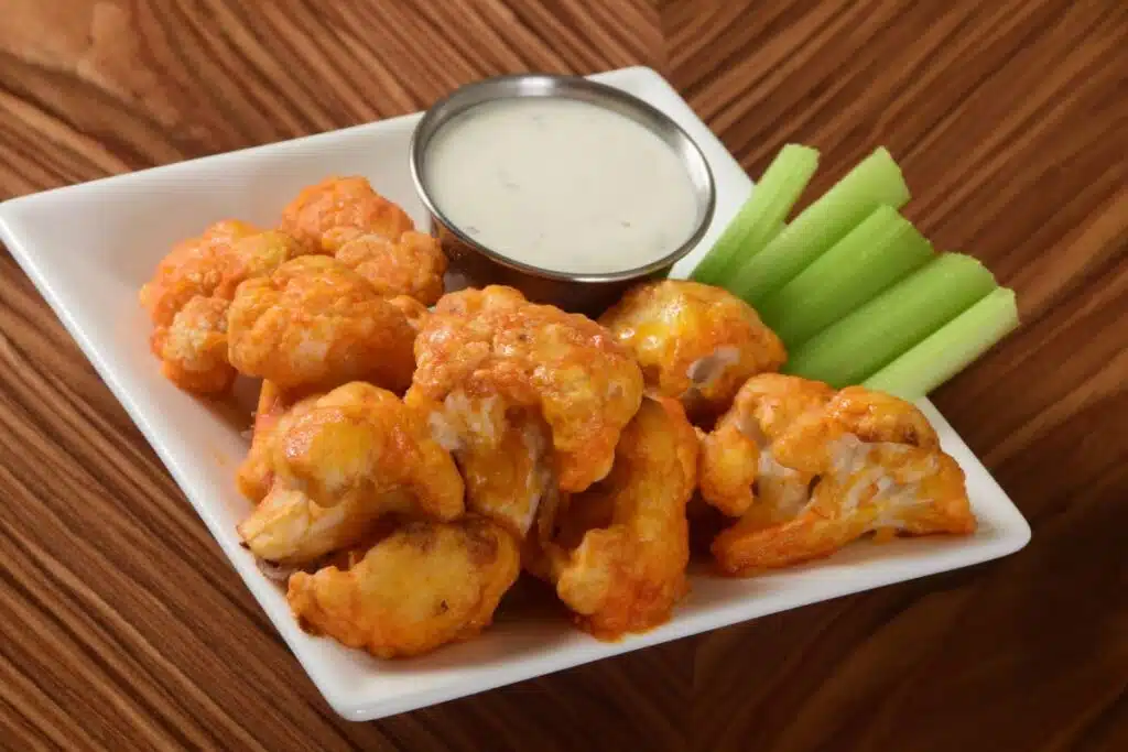 Cauliflower Buffalo Wings Photo Credit Canva Pro Stock Image