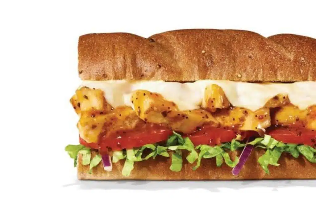 Chicken Bacon Ranch + Sweet Onion Sauce Photo Credit Subway