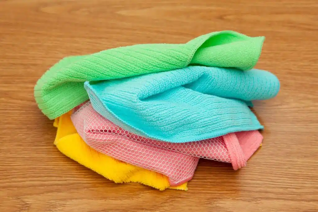 Cleaning Cloths Photo Credit Canva Pro Stock Image