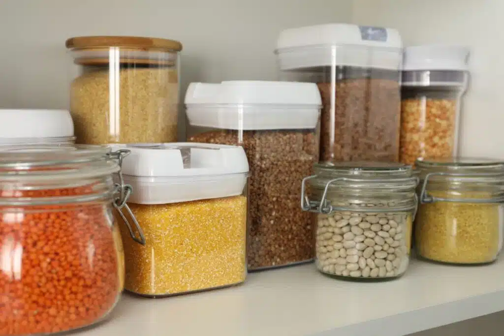 Clear Containers Bulk Storage Photo Credit Canva Pro Stock Image