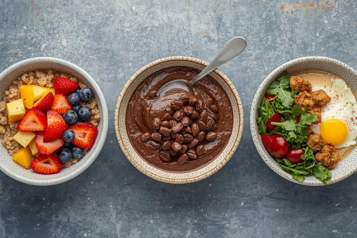 Colorful Bowls of Oatmeal Photo Credit Canva Pro Stock Image