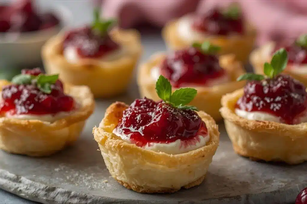 Cranberry Brie Bites Puffed Pastry Photo Credit Canva Pro Stock Image