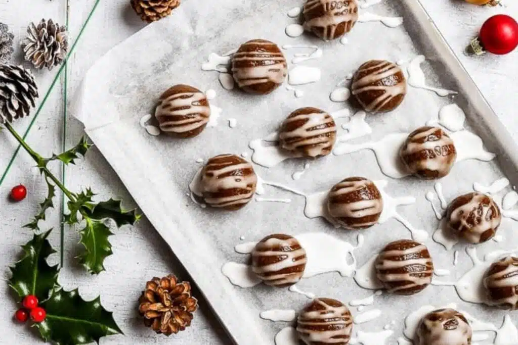 Gingerbread Cookie Dough Bites Photo Credit The Loopy Whisk