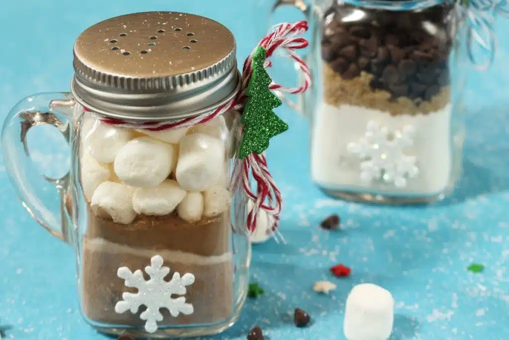 Hot Chocolate Mix in Jar Photo Credit Canva Pro Stock Image