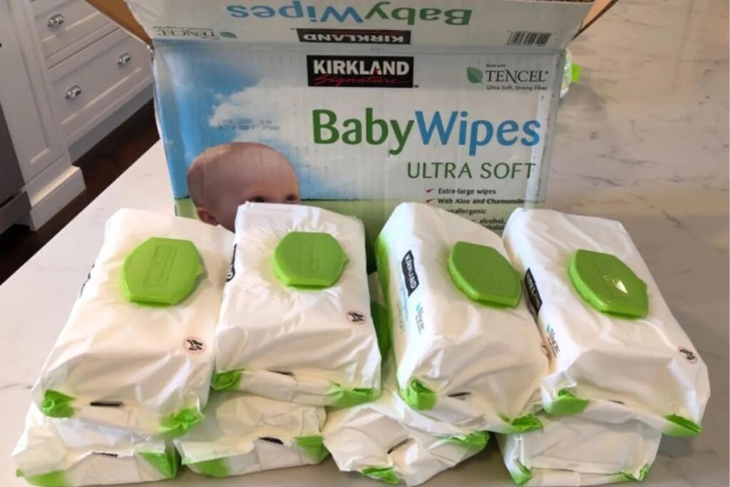 Kirkland baby wipes Photo Credit Hip2Save