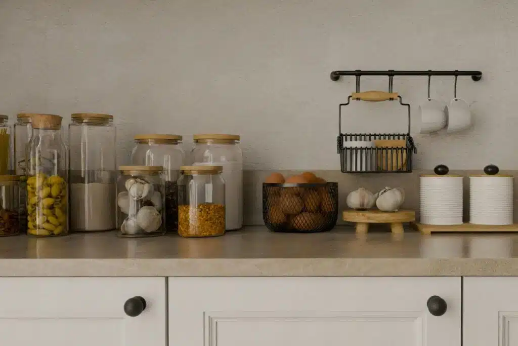 Kitchen Counter Food Storage Photo Credit Canva Pro Stock Image