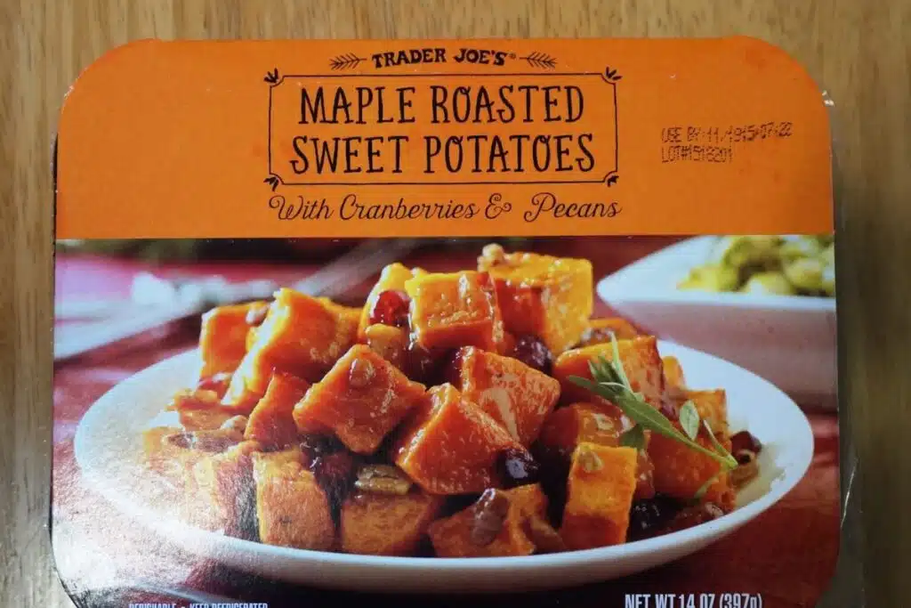 Maple Roasted Sweet Potatoes Trade Joes Photo Credit Blog Spot