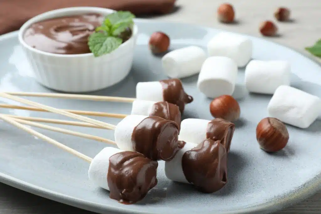 Marshmallows Dipped In Chocolate Photo Credit Canva Pro Stock Image