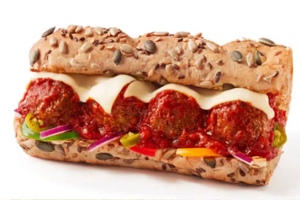 Meatball Marinara + Jalapeños + Parmesan Photo Credit Subway