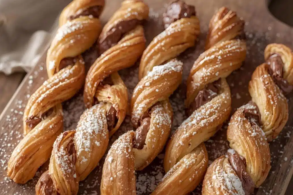 Nutella Puff Pastry Twists Photo Credit Canva Pro Stock Image