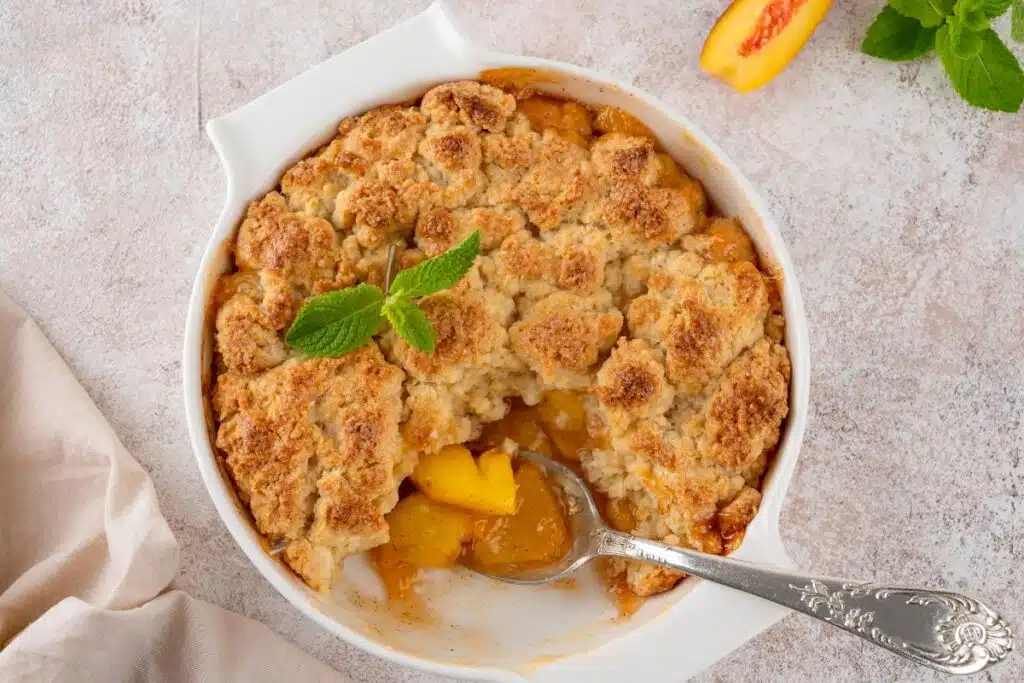 Peach Cobbler Photo Credit Canva Pro Stock Image