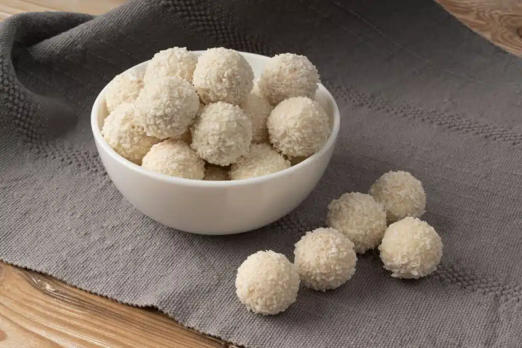 Peanut Butter Snowball Truffles Photo Credit Canva Pro Stock Image