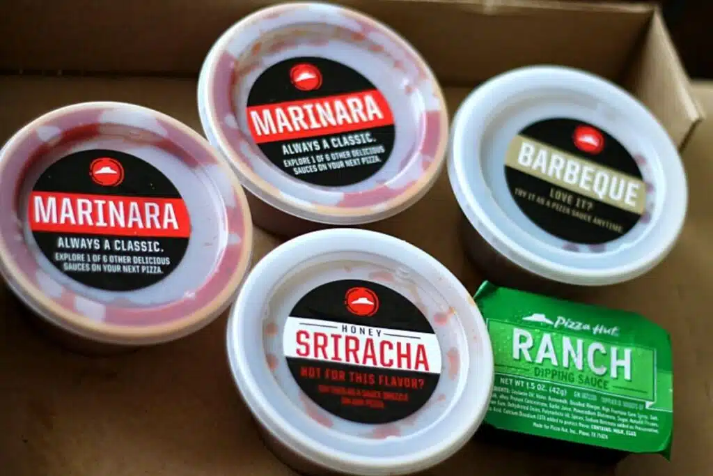 Pizza hut Sauces Photo Credit Life With The Crust Off