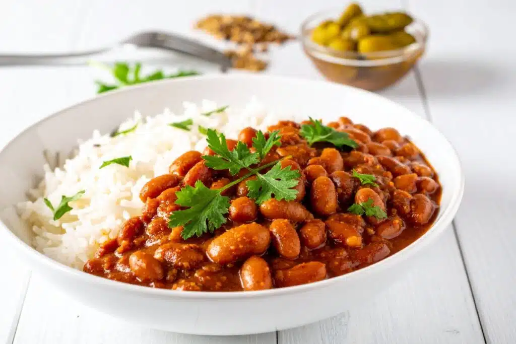 Red Beans and Rice Photo Credit Canva Pro Stock Image