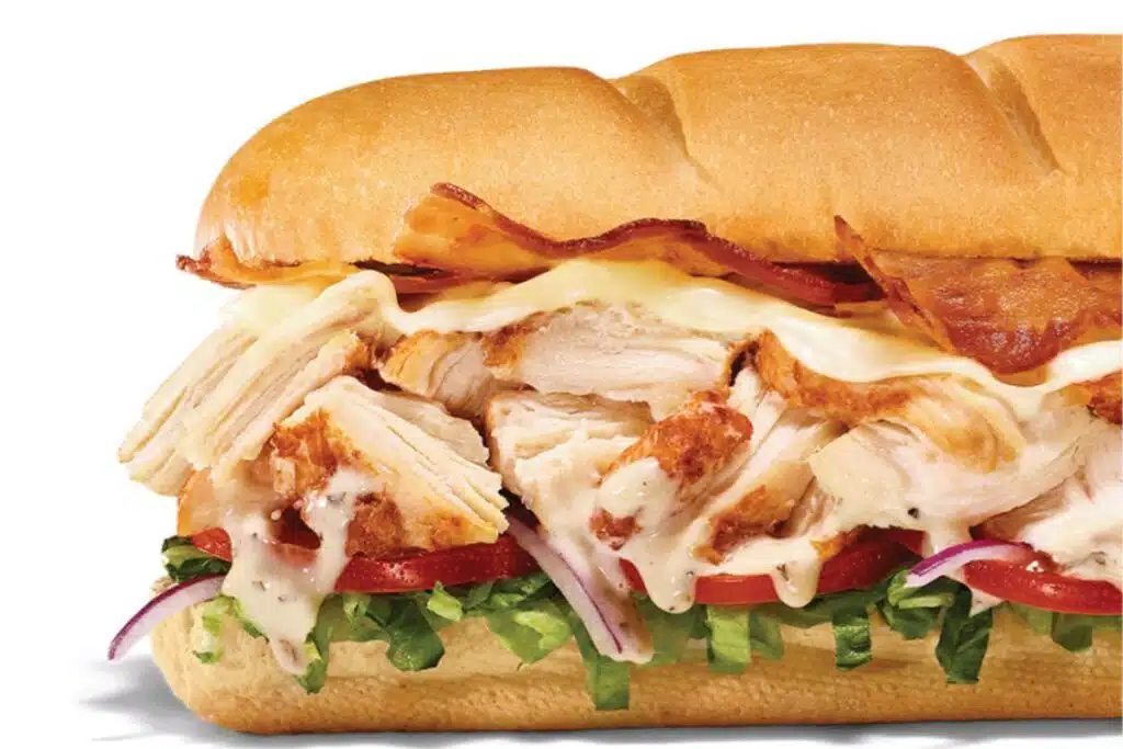 Rotisserie Style Chicken + Spinach + Buffalo Sauce Photo Credit Subway