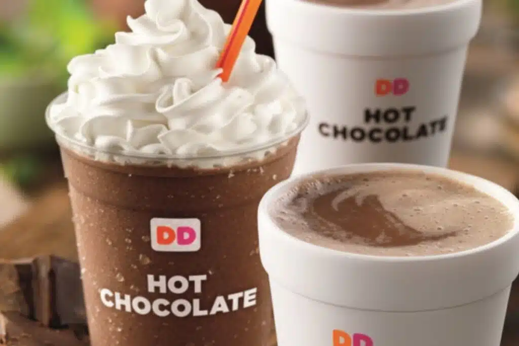 Signature hot chocolate dunkin Photo Credit Tasting Table