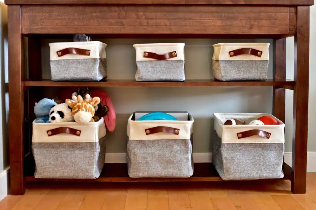 Storage bins toys Photo Credit Canva Pro Stock Image